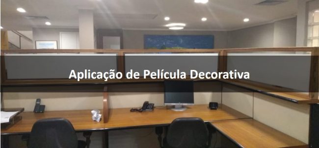 Aplicação de Pelicula Decorativa