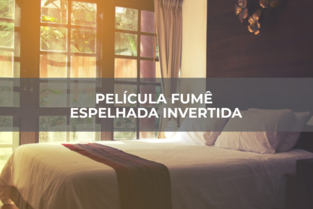 Abstract blur restaurant Película Fumê Espelhada Invertida